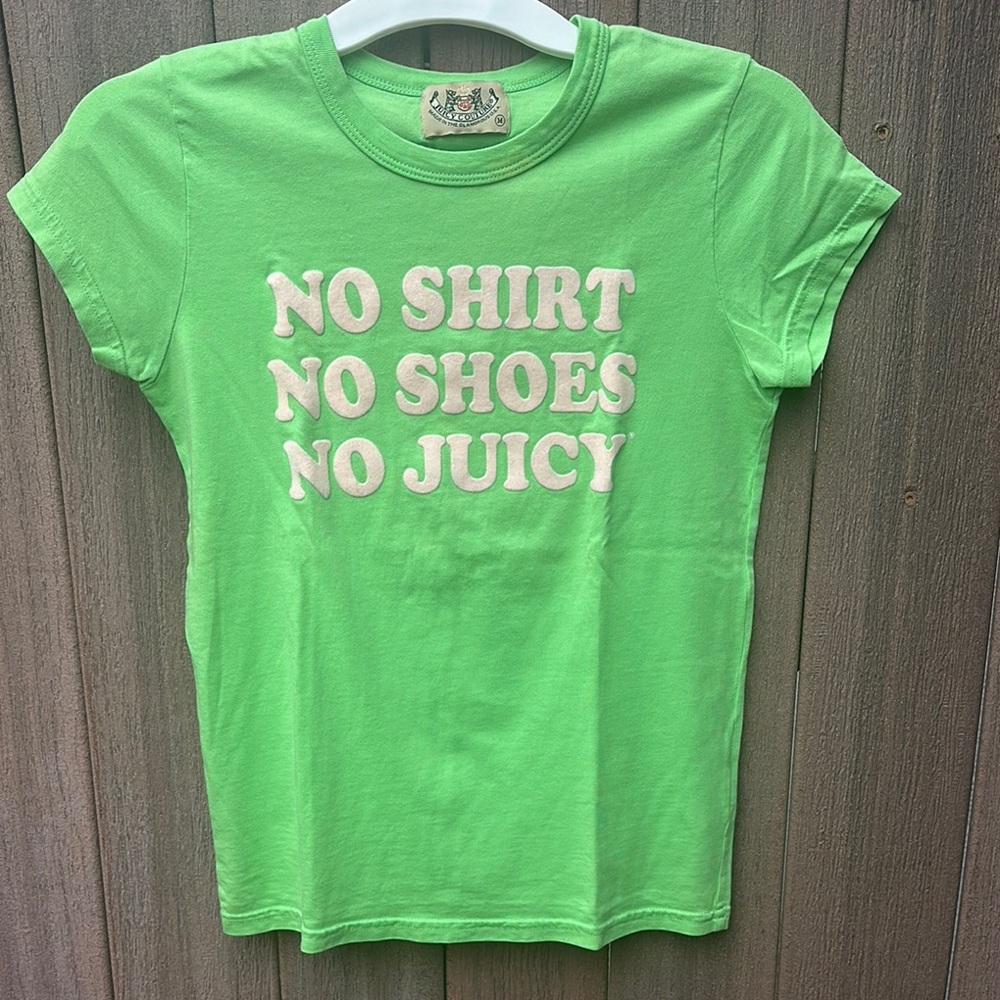 JUICY COUTURE | Rare Vintage OG Green Graphic Tee